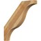 Ekena Millwork 4"W x 30"D x 30"H Funston Rough Sawn Knee Brace, Western Red Cedar BRC04X30X30FST00RWR - alternate 1